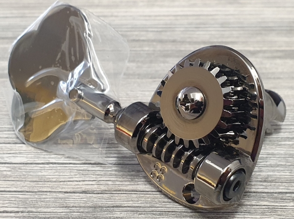 Sandberg Aluminium Lightweight Machine Head Links, Gunmetal (Pearlblack)